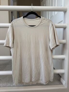 lululemon athletica Men's Crew Tee in Cream